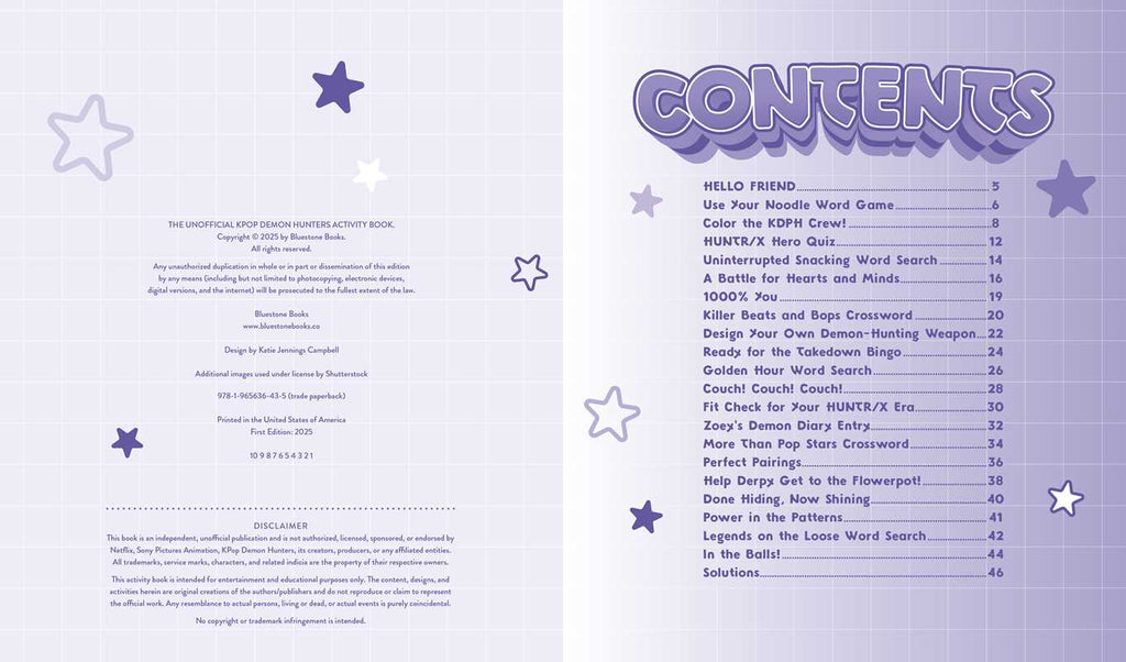 Unofficial KPop Demon Hunters Activity Book by Lila Violet: Paperback
