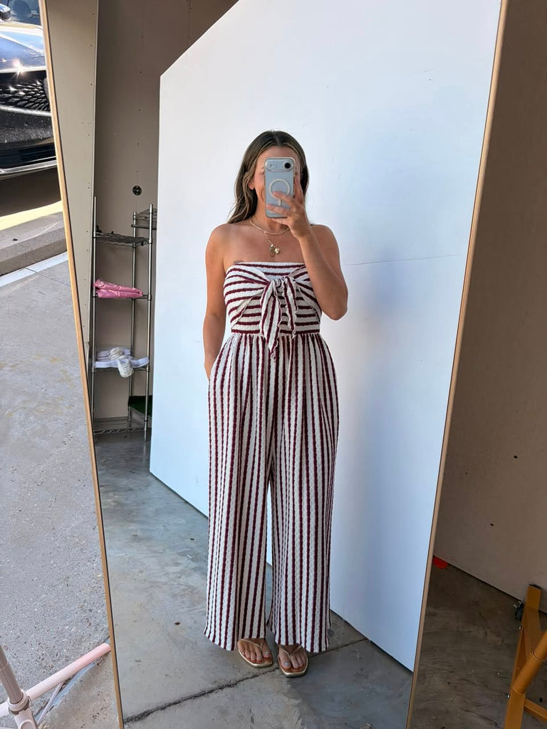 Look Up Child Jumpsuit - Burgundy