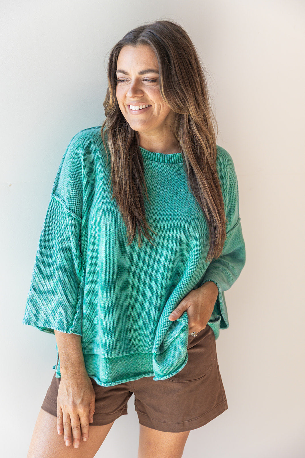Barely There Sweater - Kelly Green