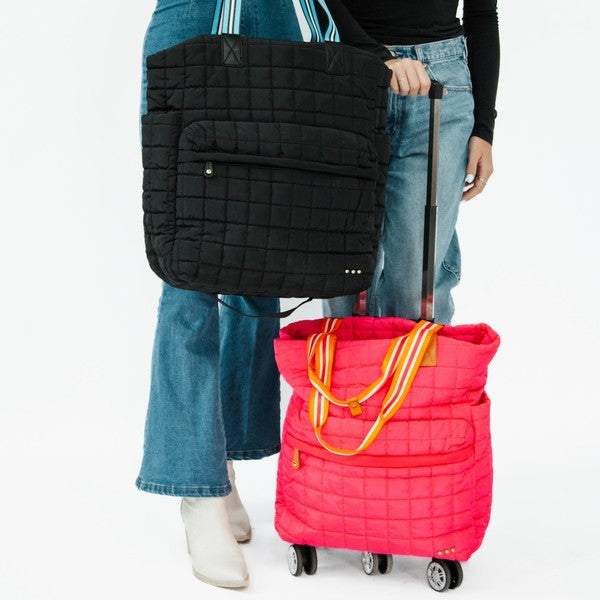 Tenley Quilted Roller Bag