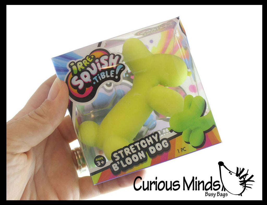 Scented Balloon Dog Crunchy Sand Filled Stress Ball