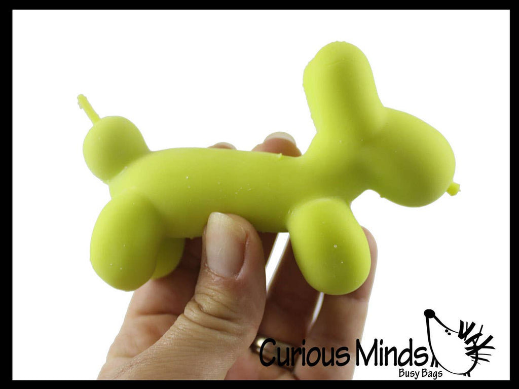 Scented Balloon Dog Crunchy Sand Filled Stress Ball