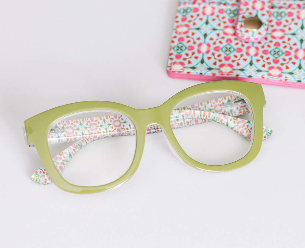 Peepers x Laura Park : Center Stage Green +1.25