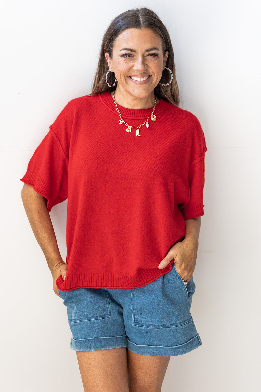 Tay Tay Sweater - Red