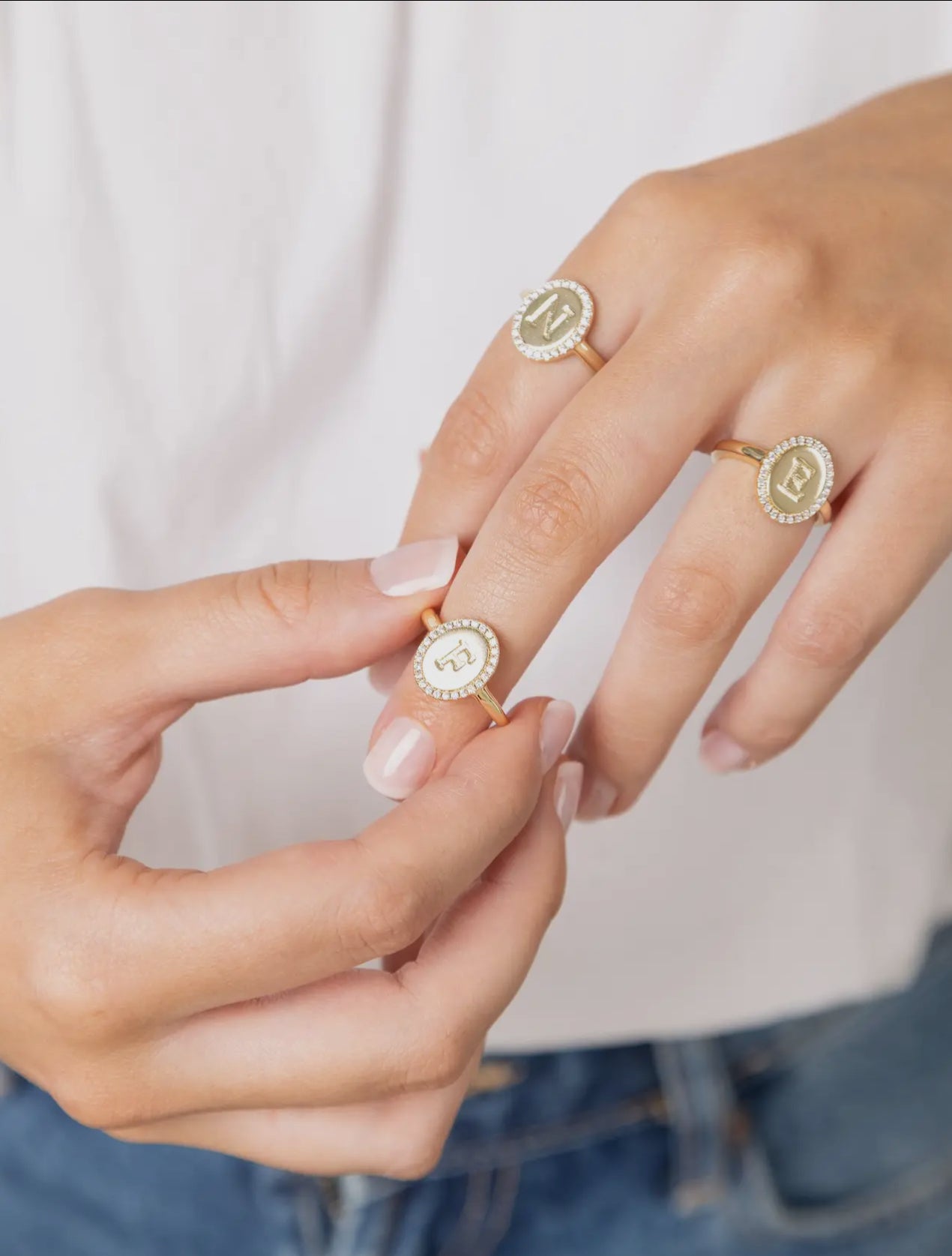 Samantha Luxe Initial Ring
