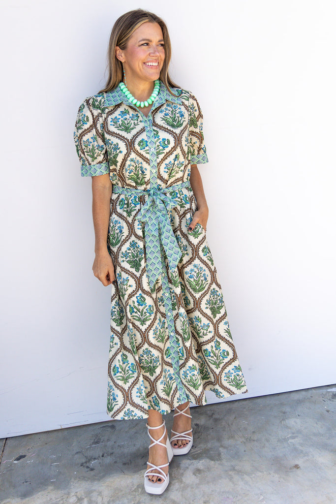 Botanical Beauty Midi Dress