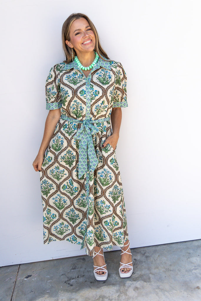 Botanical Beauty Midi Dress