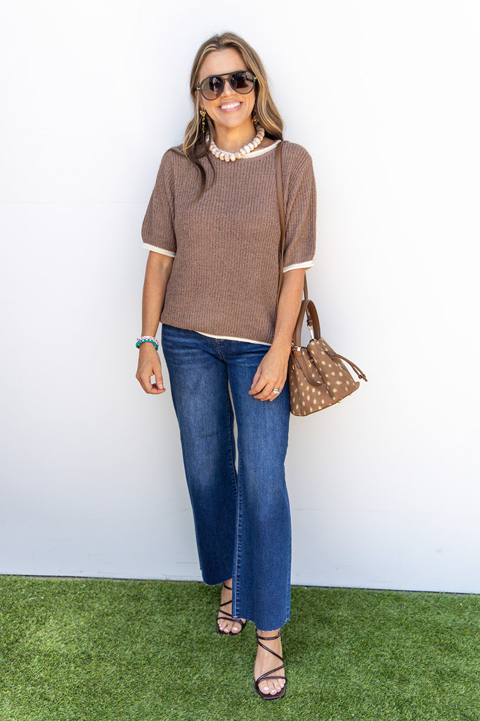 Hayride Honey Top - Mocha