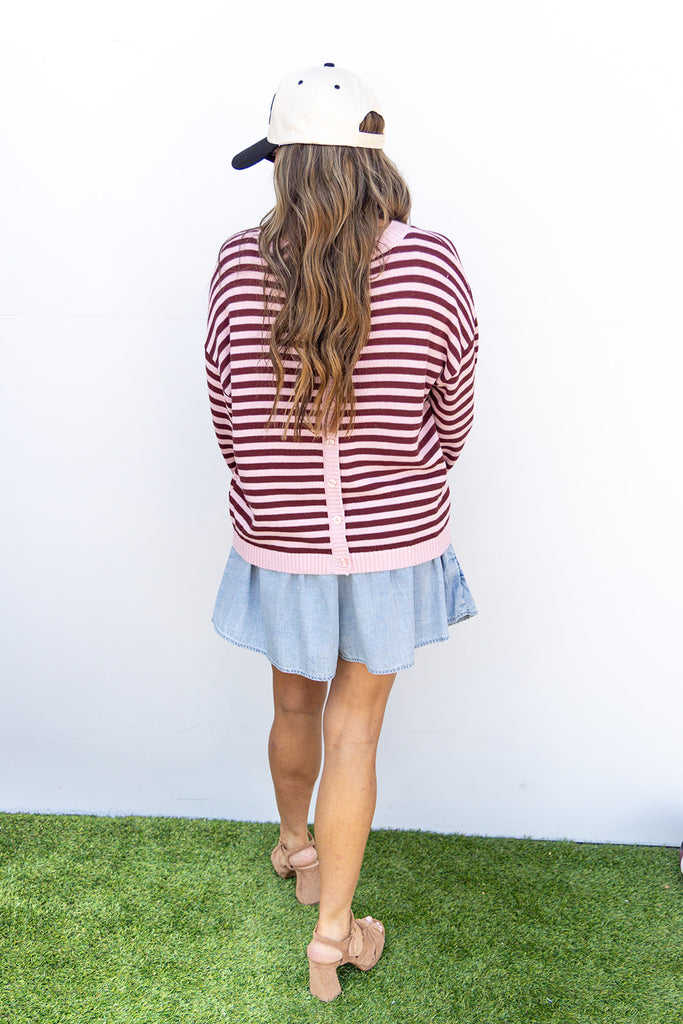 Hot Girl Autumn Sweater - Light Pink