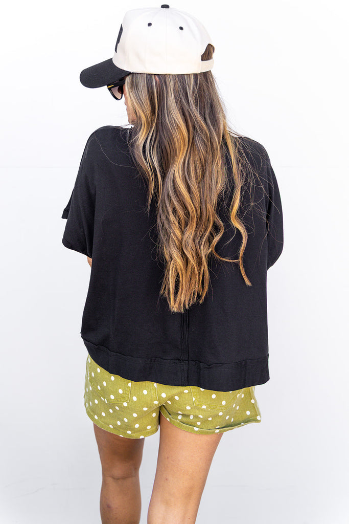 Keep On Moving Tee - Black