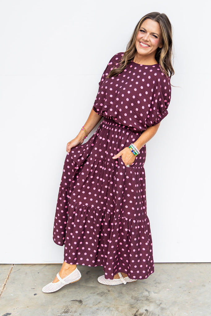 The Sarah Blouse - Wine