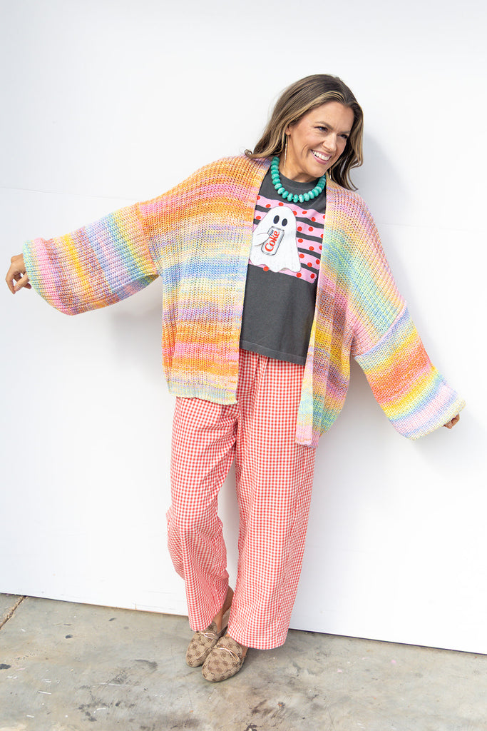 Neon Sunset Cardigan