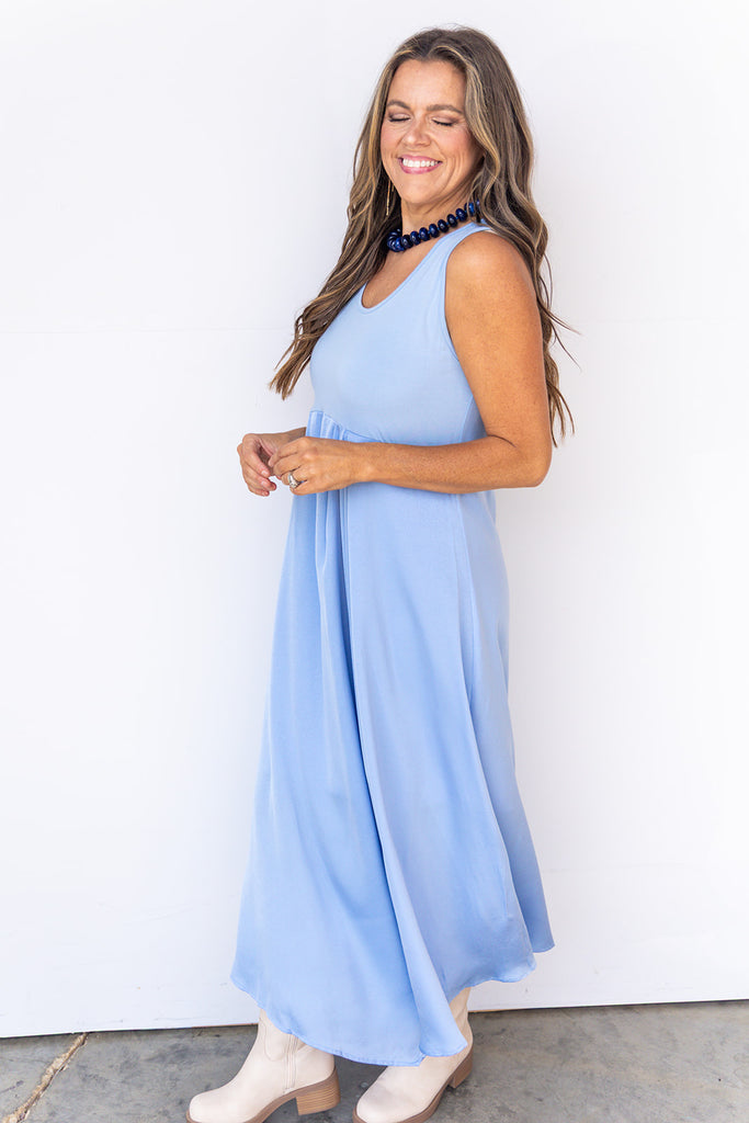 Kind Of Chic Dress - Sky Blue