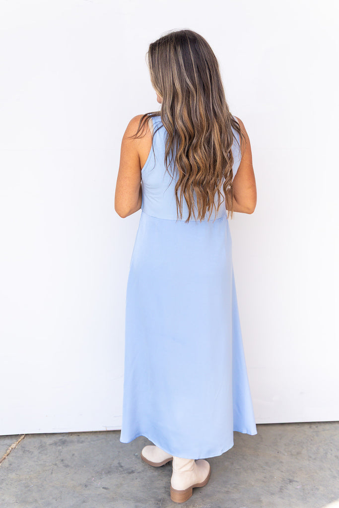 Kind Of Chic Dress - Sky Blue