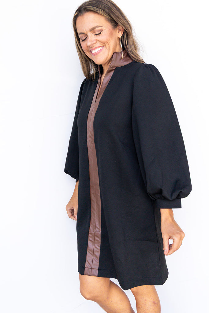 Fall Moments Dress - Black