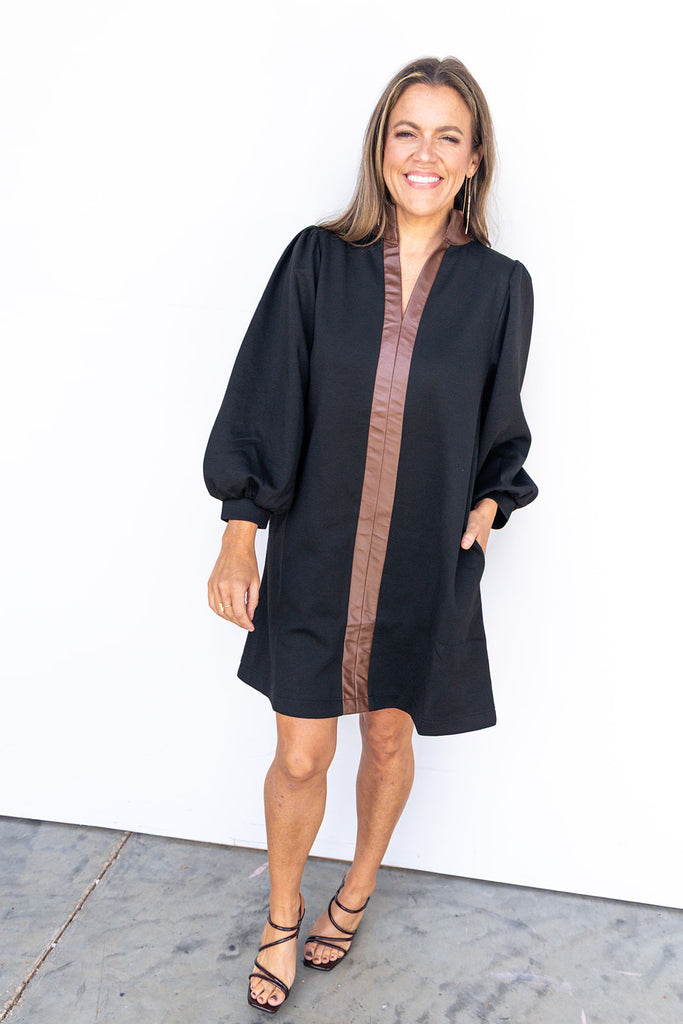 Fall Moments Dress - Black