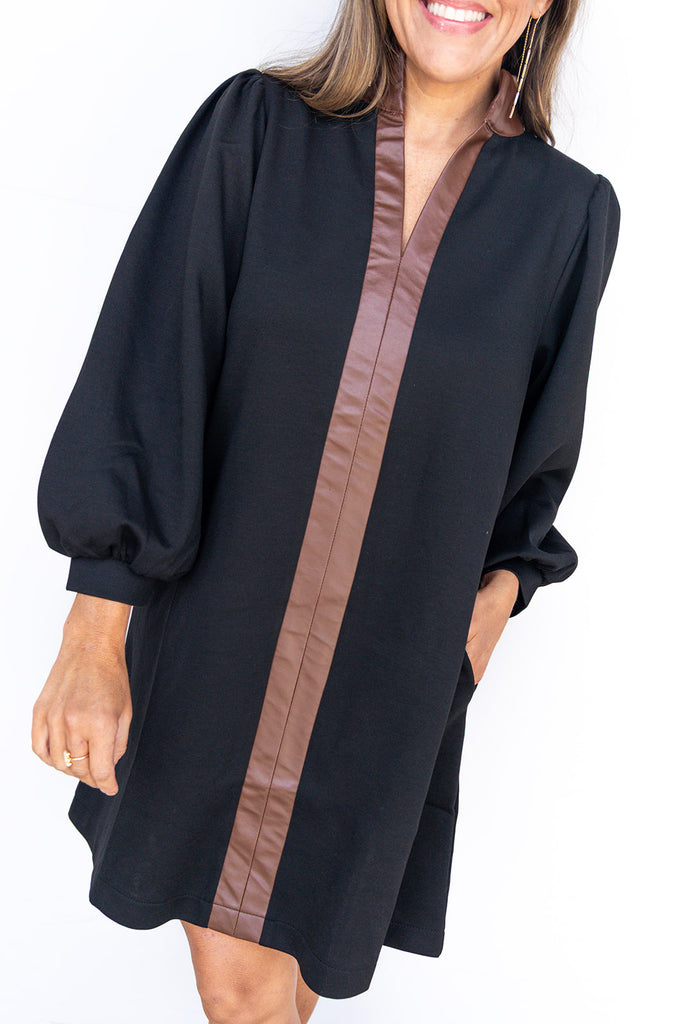 Fall Moments Dress - Black