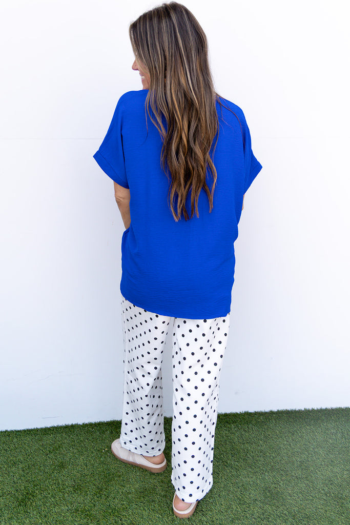 Living Lovely Blouse - Royal