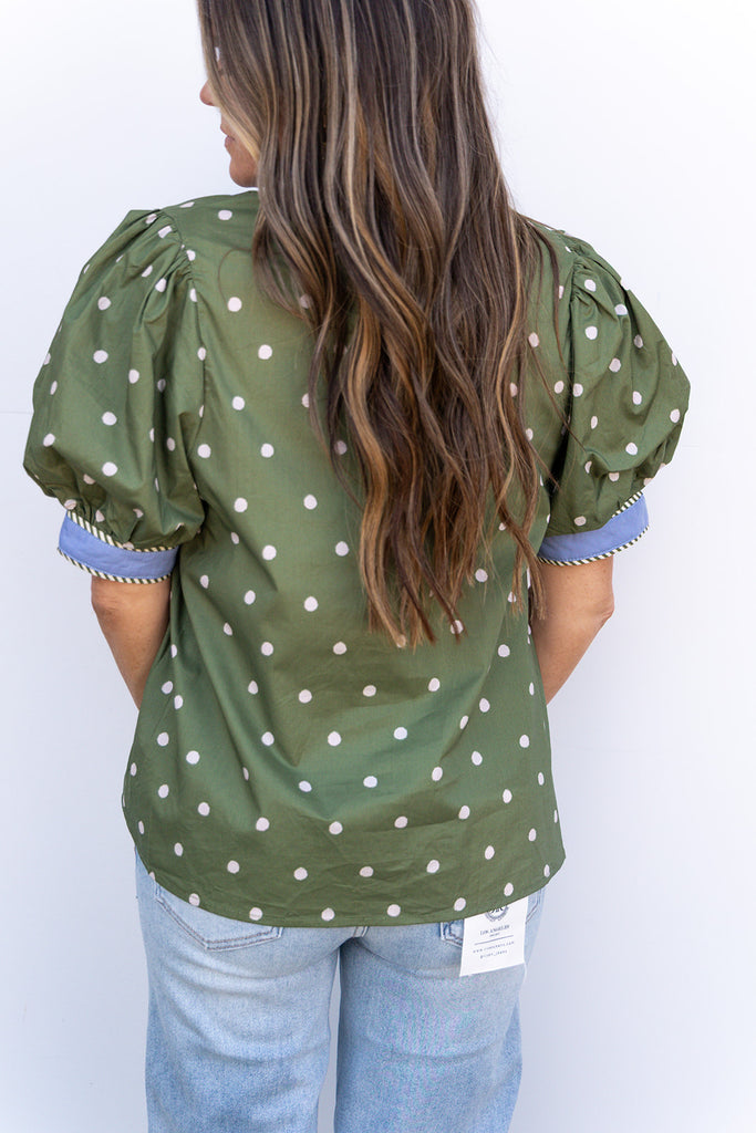 Seeing Spots Top - Green