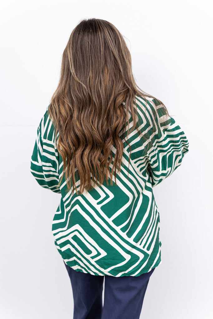 Peace Of Mind Blouse - H. Green
