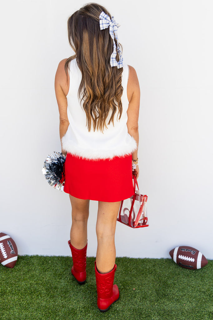 Can I Have A Moment Skort - Red