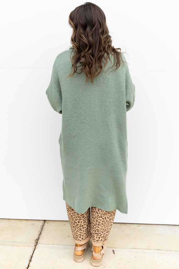 Misty Meadow Sweater - Sage Green