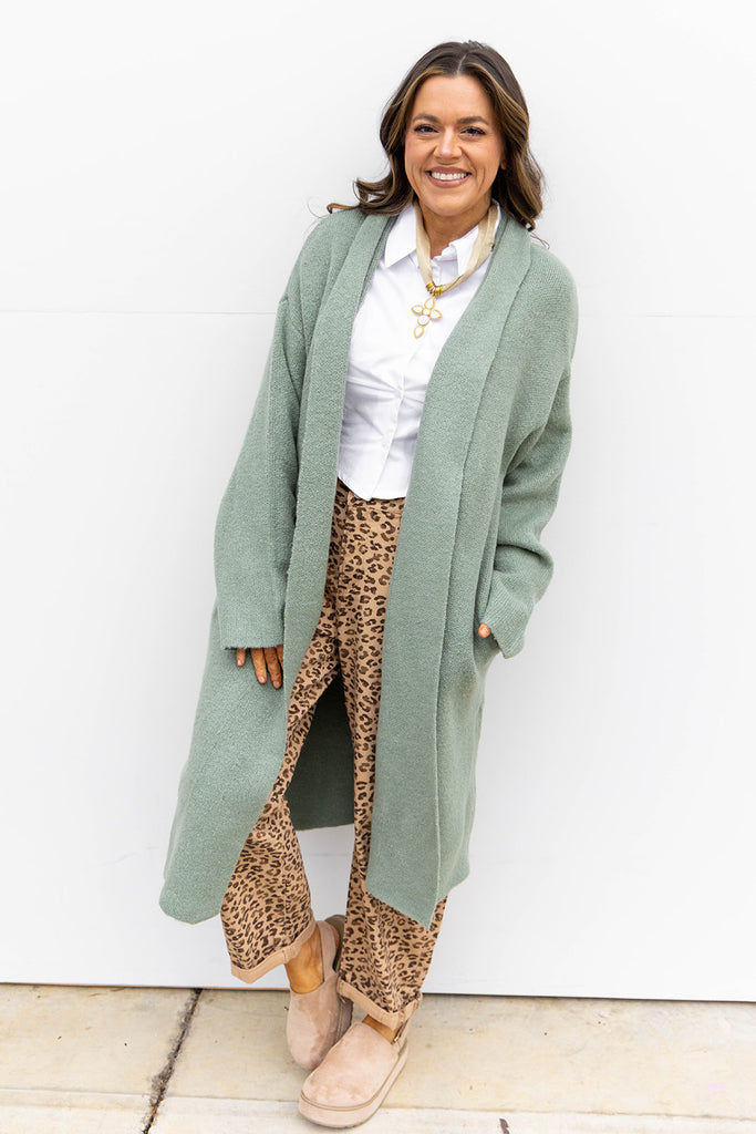 Misty Meadow Sweater - Sage Green