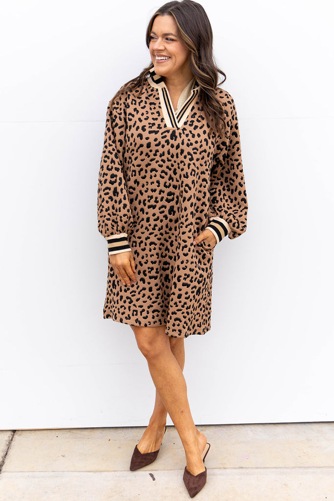 Toffee Spots Dress - Toffee