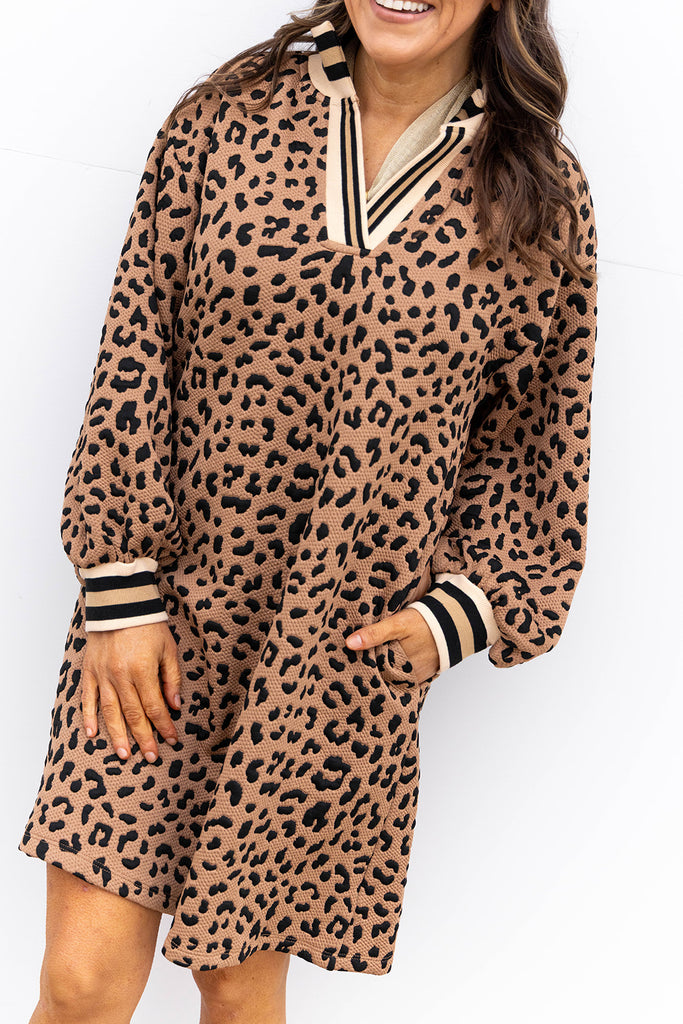 Toffee Spots Dress - Toffee