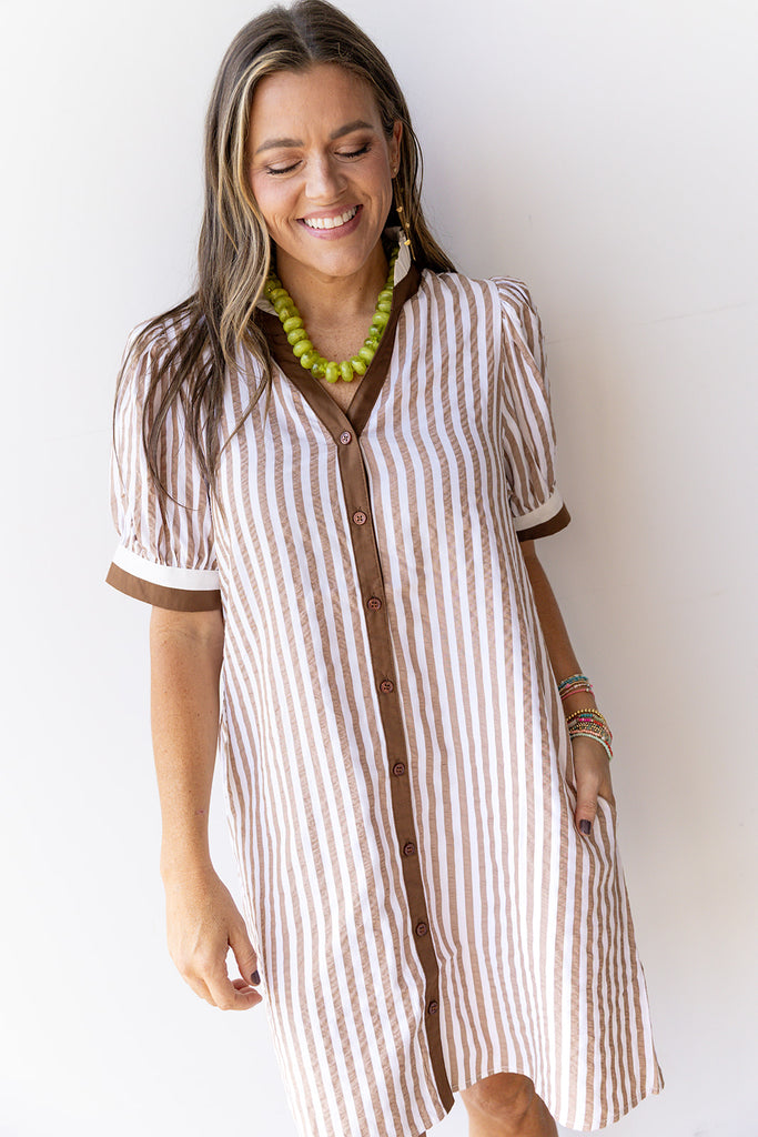 Patient Zero Dress - Taupe
