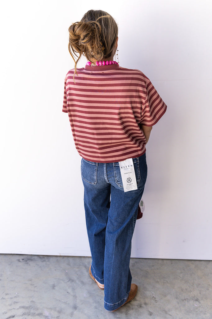 The Ellis Top - Plum