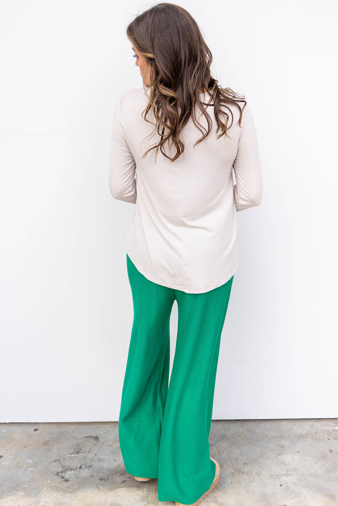 Everyday Knit Pants - Green