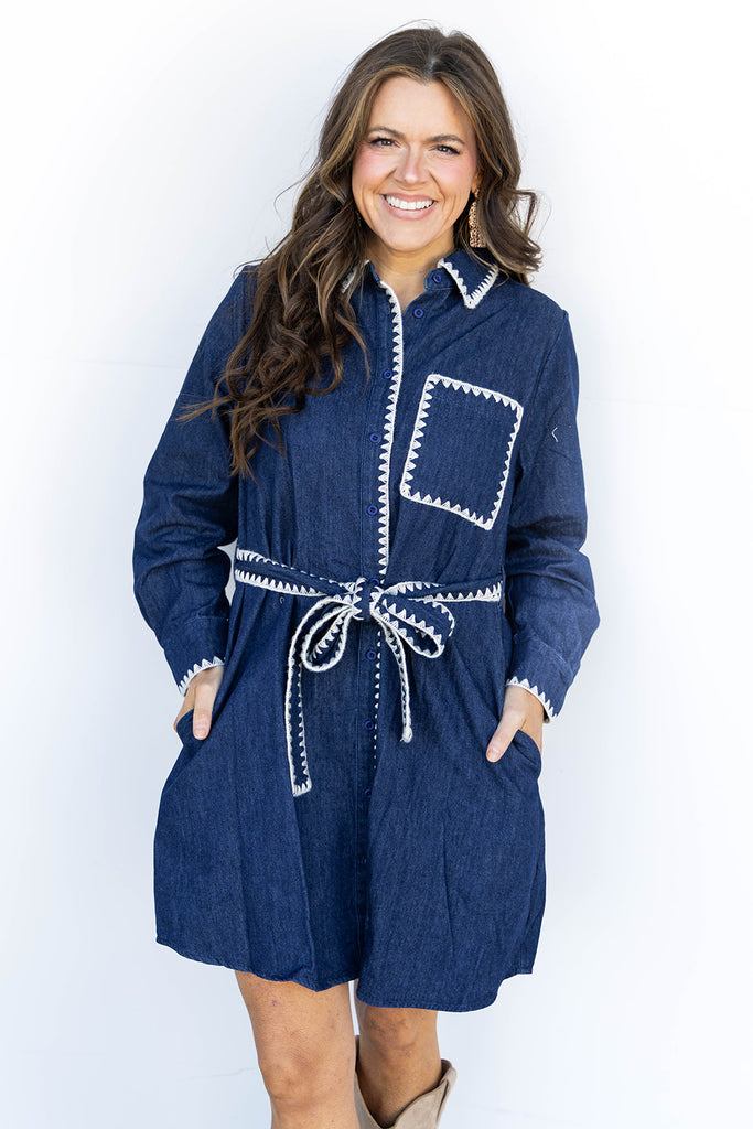 Sweet Jean Dress - Denim
