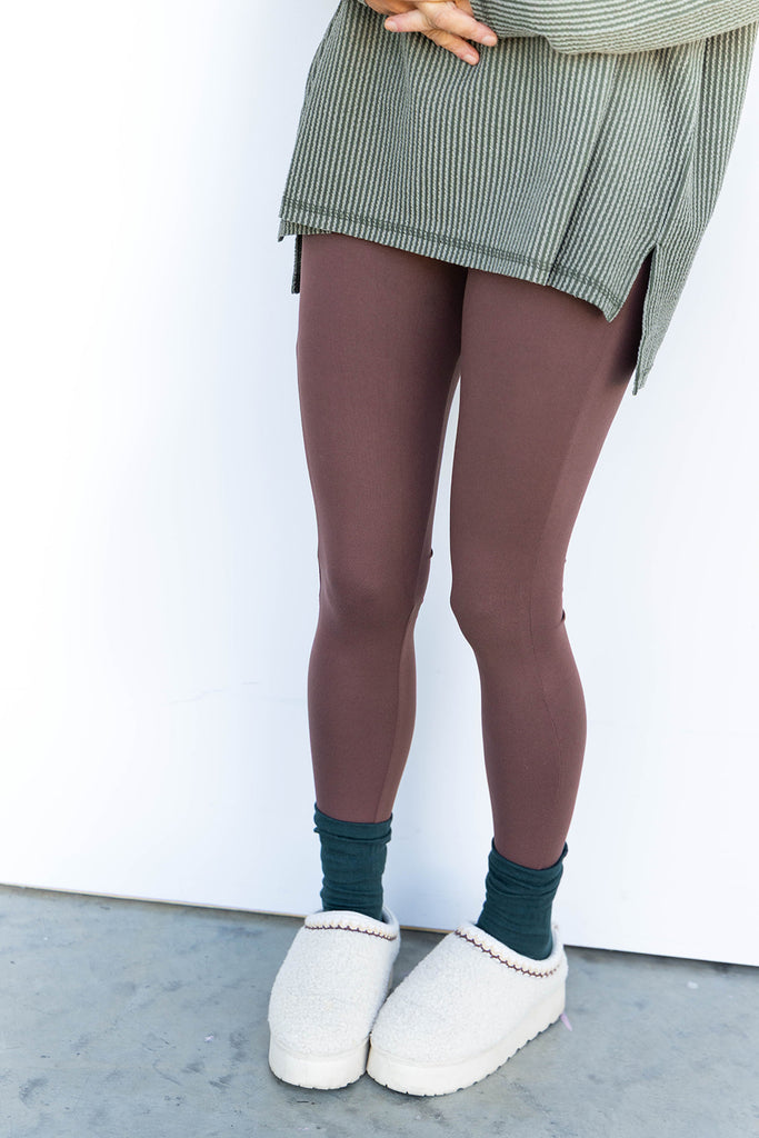 Solid Leggings * Door Buster * Brown