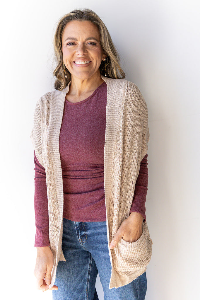 Little Moments Cardigan - Natural