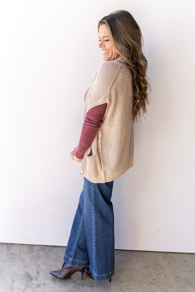 Little Moments Cardigan - Natural