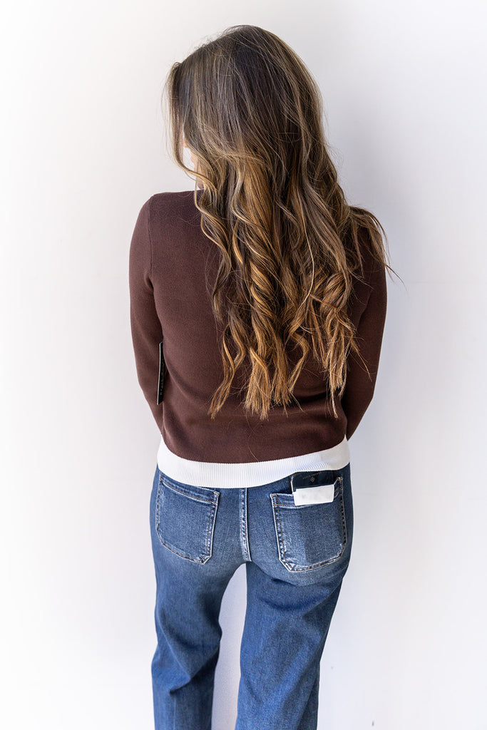 Leslie Blouse - Dark Brown