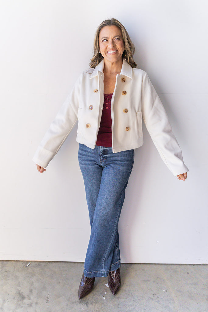What A Feelin Jacket - Beige
