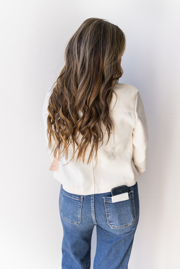 What A Feelin Jacket - Beige
