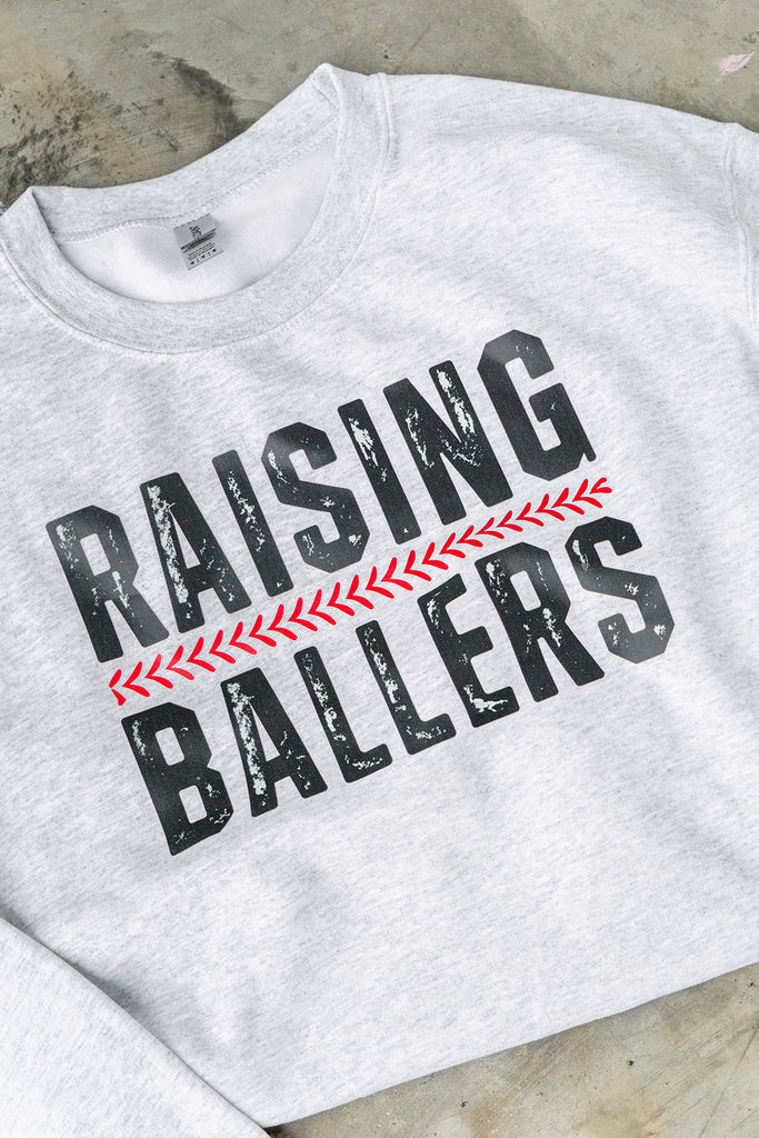Raising Ballers - Ash Grey Sweatshirt