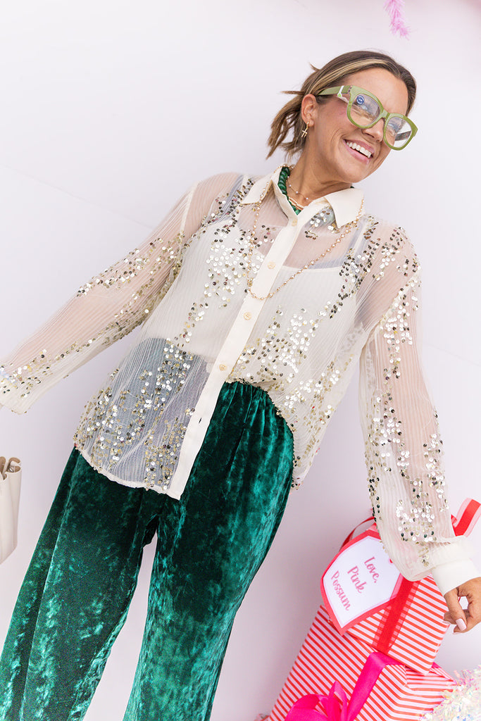 Jingle Bell Rock Pants - Green