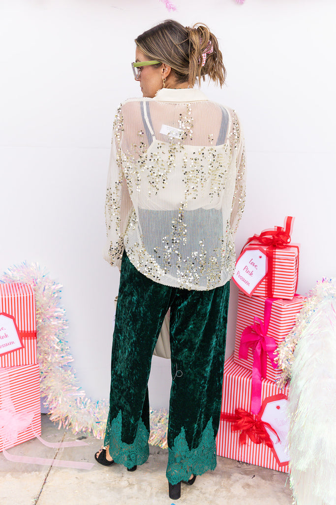 Jingle Bell Rock Pants - Green
