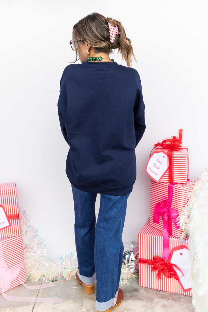 Duck Duck Goose Crewneck - Navy