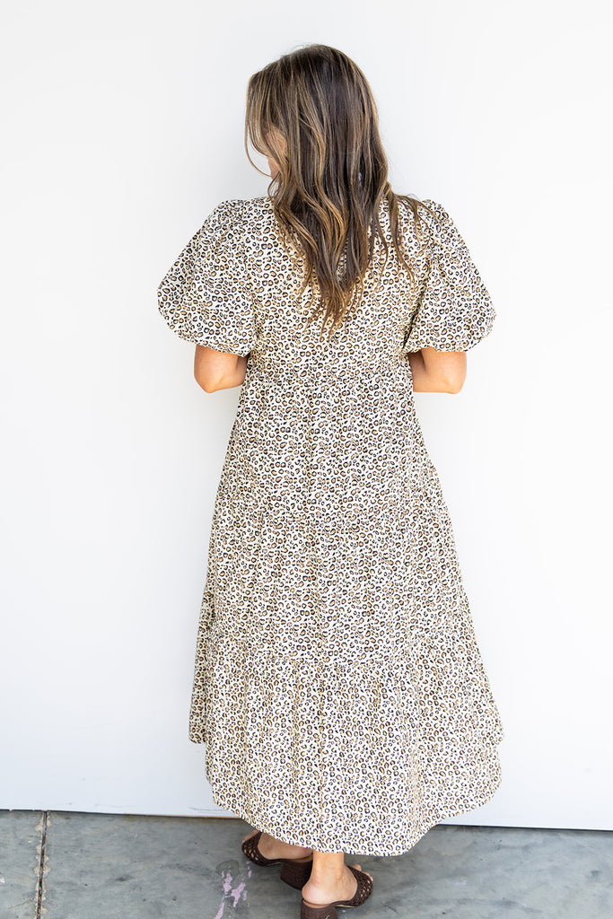 You're Still The One Midi Dress - Animal