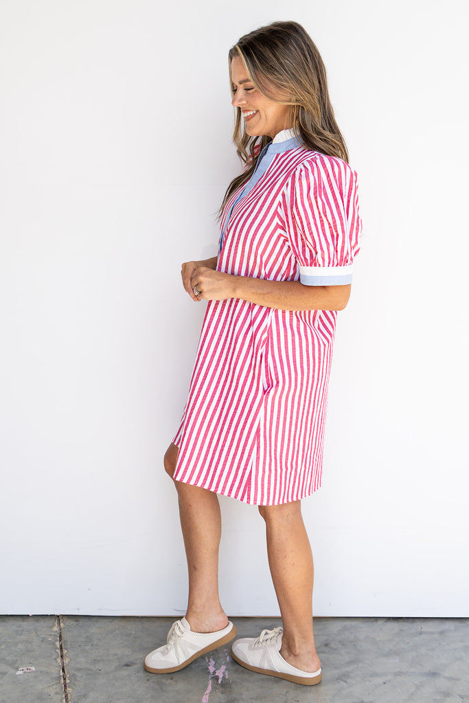 Because Of The Brave Dress - Red