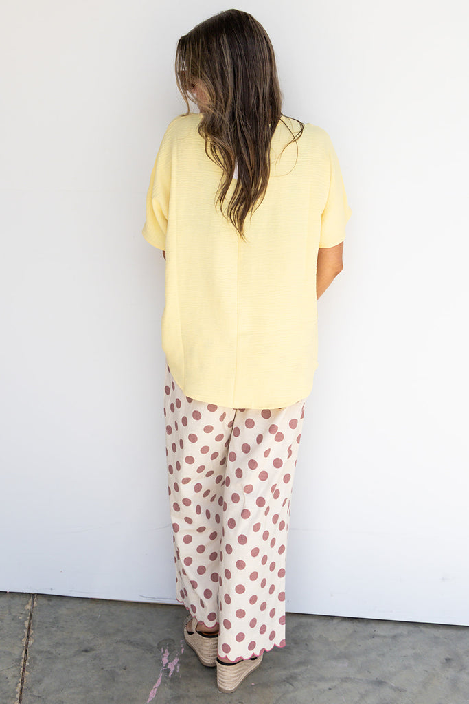 Miss Americana Top -Butter Yellow
