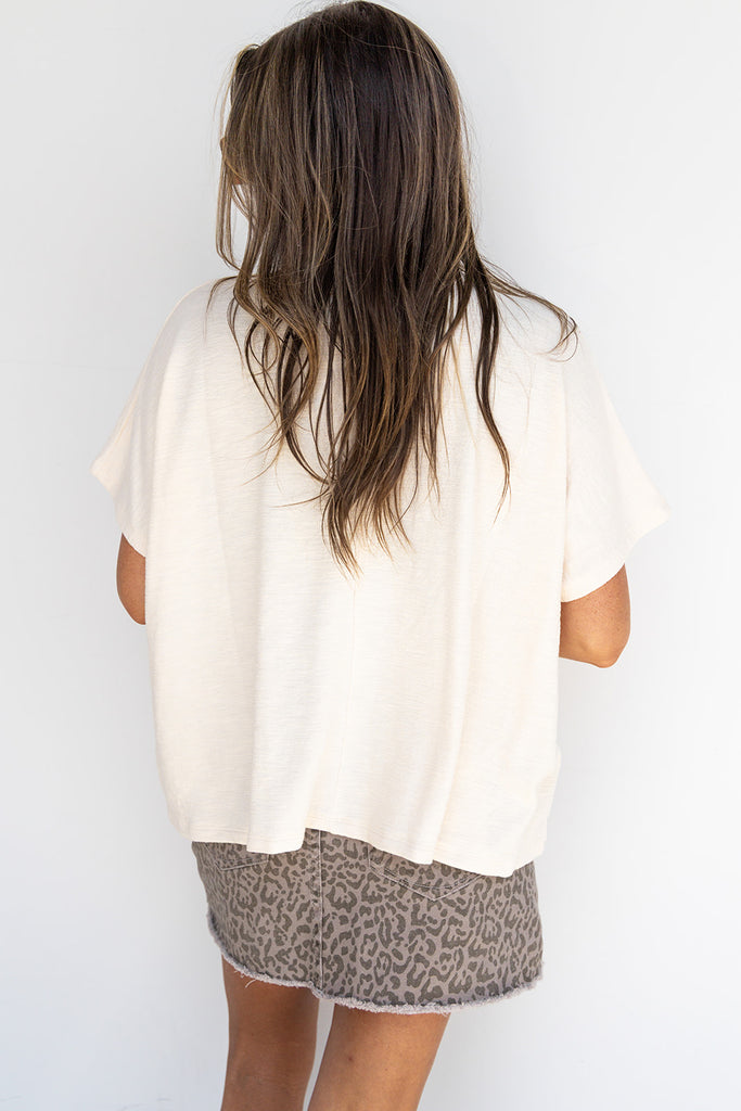 Lounge In Comfort Tee - Sand Beige