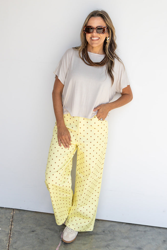 Lounge In Comfort Tee - Sand Beige