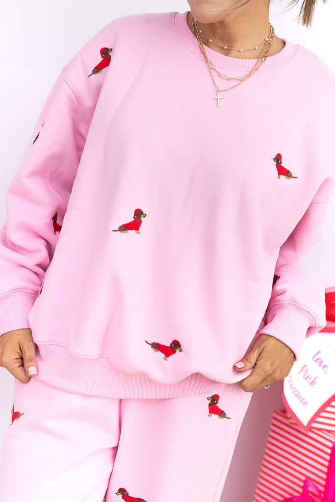 Season's 'Ween'ings Sweatshirt - Pink