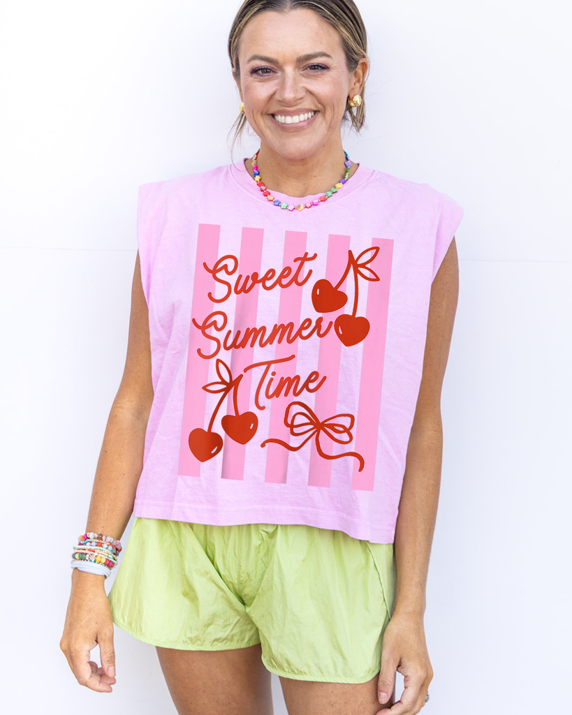 Heavyweight Cropped Muscle Tshirt